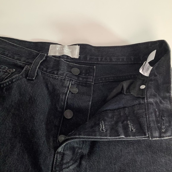 Everlane Women's Straight Leg Jeans - Dark Gray - Picture 9 of 14
